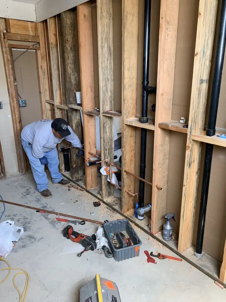 Commercial rough-in plumbing for Trenchless Sewer Repair in East Dundee